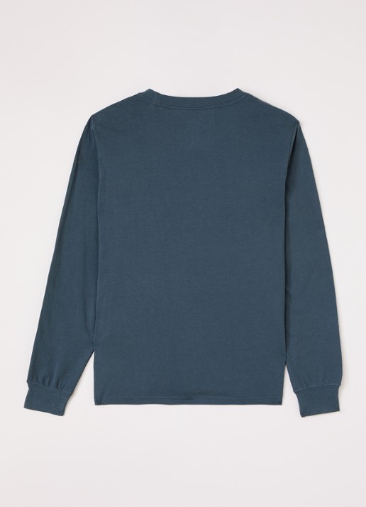 Levi's Longsleeve met logo - voorkant 2 petrol