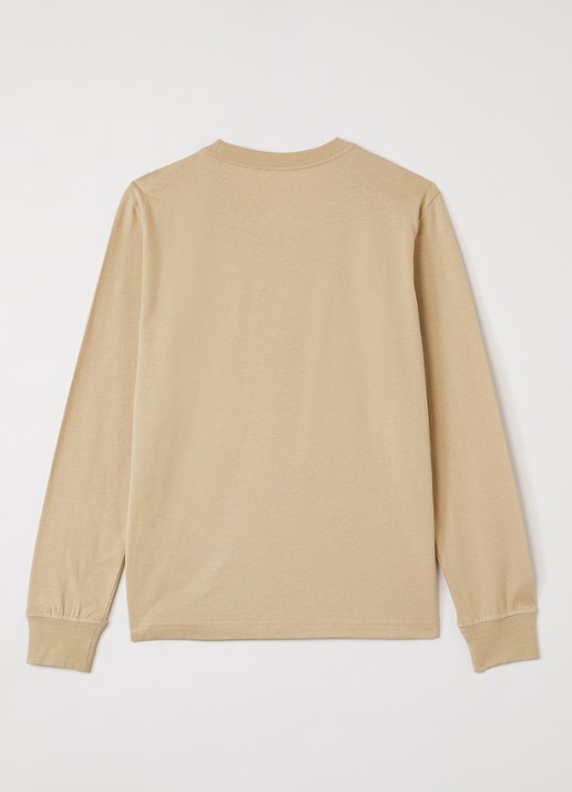 Levi's Longsleeve met logo - voorkant 3 beige