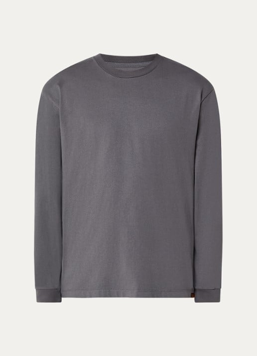 Levi's Longsleeve met ronde hals - voorkant 2 grijs