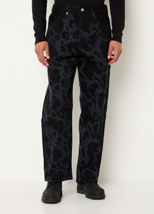 Levi's Loose fit jeans met gekleurde wassing en borduring