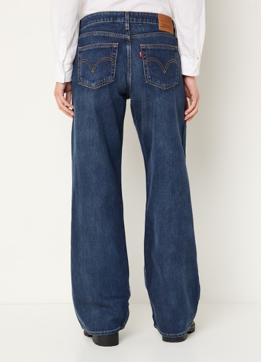 Levi's Low waist loose fit jeans met medium wassing - achterkant 3 indigo