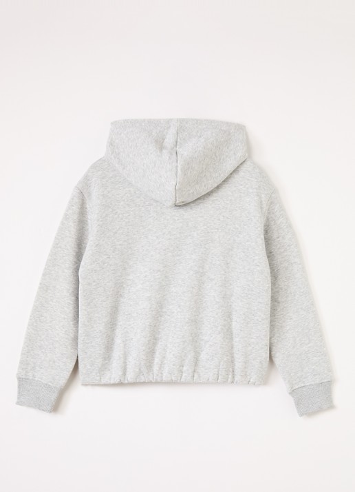 Levi's Meet and Greet sweater met logo - voorkant 3 grijsmele
