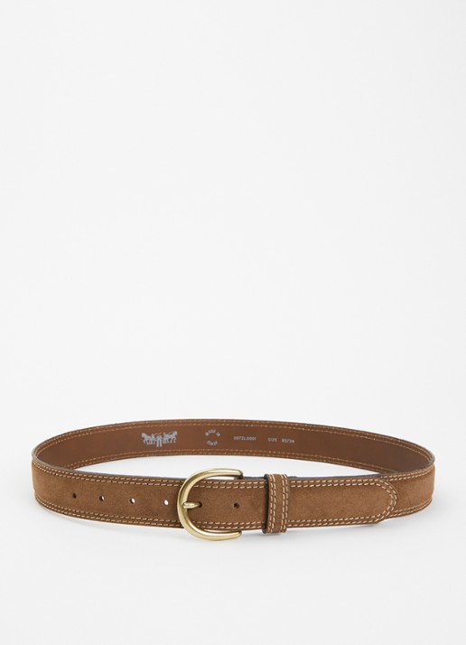 Levi's Olivia riem van suède - voorkant bruin