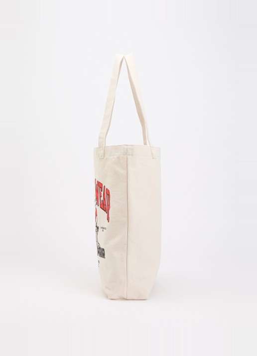 Levi's Oranges Workwear shopper van canvas met print - detail 4 creme