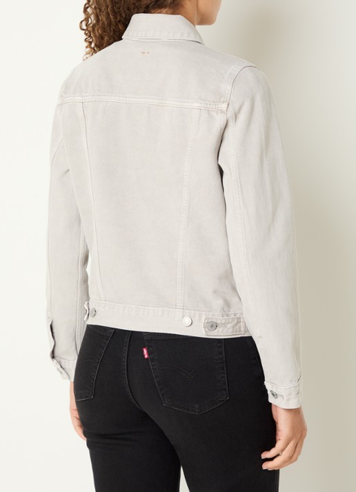 Levi's Original Trucker spijkerjas met steekzakken - achterkant 4 lichtgrijs
