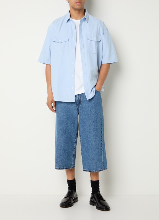 Levi's Pacifica comfort fit overhemd  - voorkant 4 lichtblauw