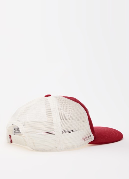 Levi's Pet met logo - detail steenrood