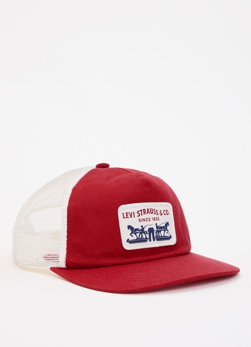Levi's Pet met logo - voorkant 2 steenrood