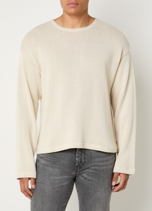 Levi's Posey grofgebreide sweater met ronde hals