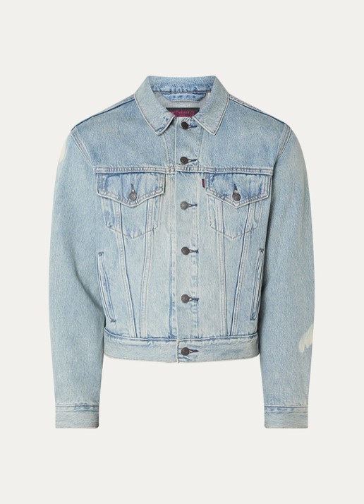 Levi's Pride Road Worn spijkerjas met steekzakken - voorkant 3 indigo