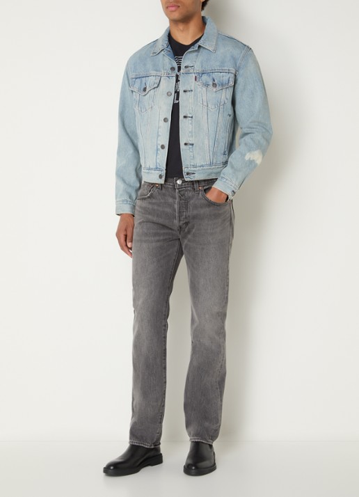 Levi's Pride Road Worn spijkerjas met steekzakken - voorkant 4 indigo