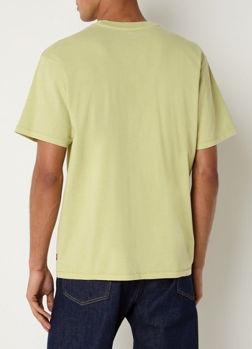 Levi's Red Tab T-shirt met logo - achterkant 2 lichtgroen