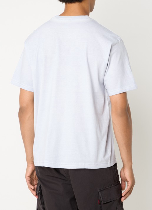 Levi's Red tab T-shirt met logoborduring - achterkant 4 lichtgrijs
