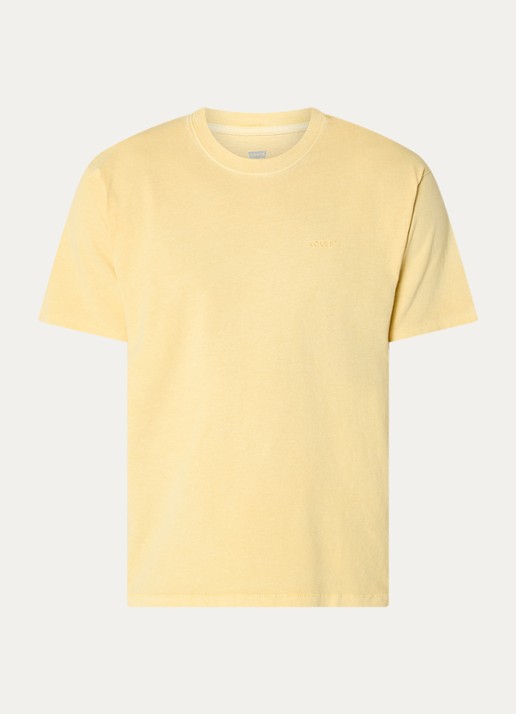Levi's Red Tab T-shirt met ronde hals - voorkant 2 geel