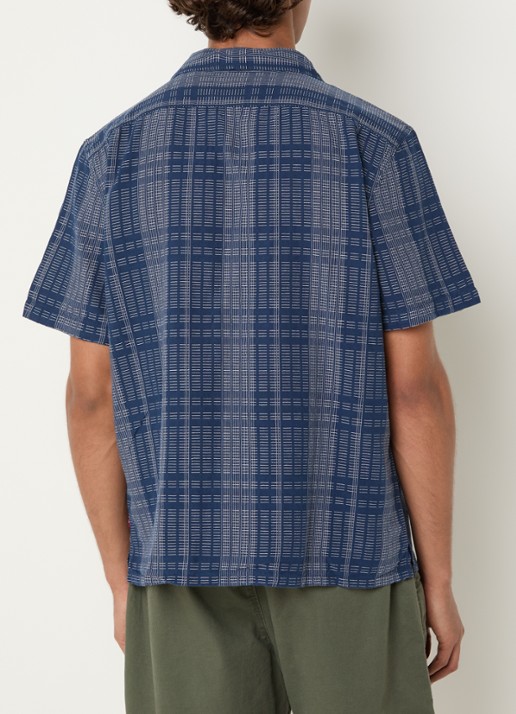Levi's Regular fit overhemd in linnenblend met borduring - achterkant 4 royalblauw