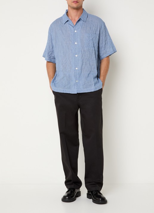 Levi's Regular fit overhemd met borstzak - voorkant 2 blauwgrijs