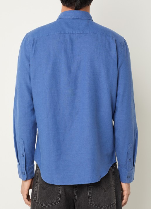 Levi's Regular fit overhemd met borstzak - achterkant 3 blauw