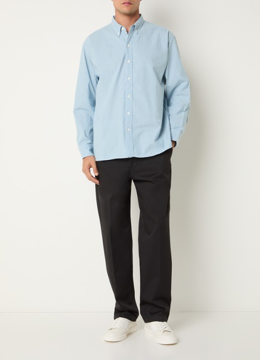 Levi's Regular fit overhemd met button down kraag - voorkant 3 blauw