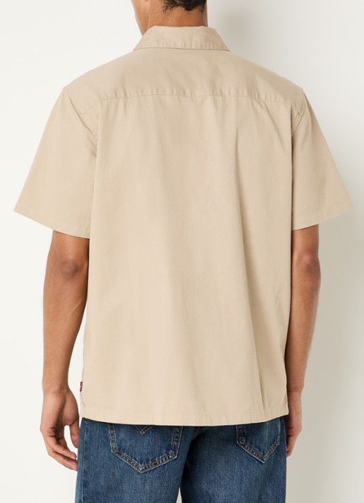 Levi's Regular fit overhemd met logo en borstzakken - achterkant beige