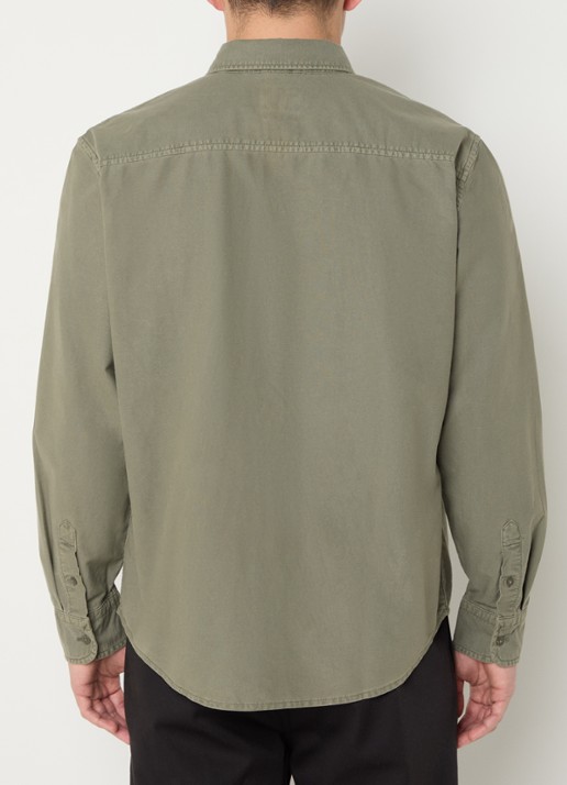 Levi's Regular fit overhemd met logo - achterkant 2 legergroen