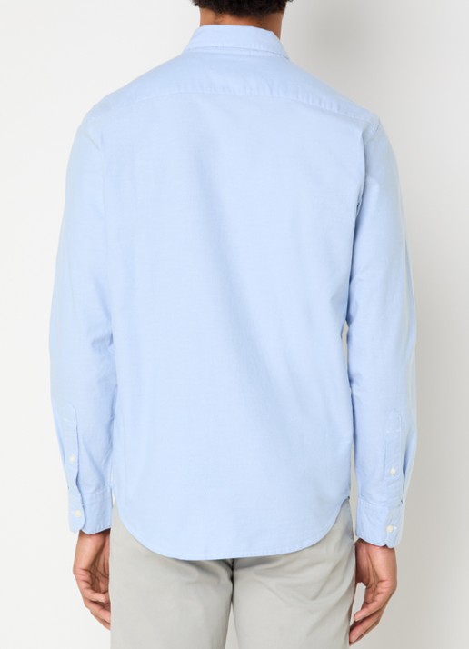 Levi's Regular fit overhemd met logo - achterkant blauwgrijs