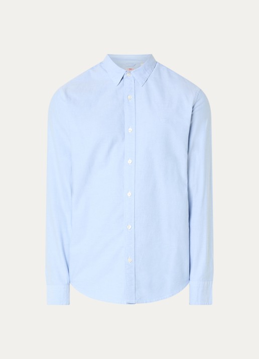 Levi's Regular fit overhemd met logo - voorkant 3 blauwgrijs