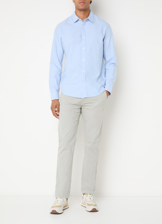 Levi's Regular fit overhemd met logo - voorkant 4 blauwgrijs