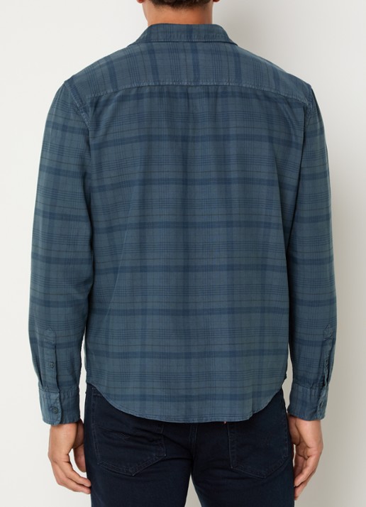 Levi's Regular fit overhemd met logo - achterkant 4 blauwgrijs