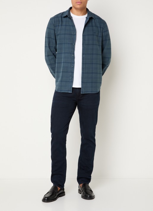 Levi's Regular fit overhemd met logo - voorkant 2 blauwgrijs