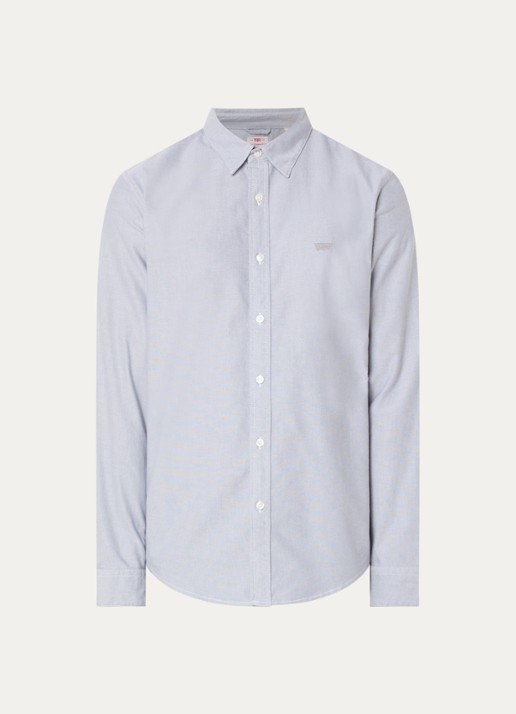 Levi's Regular fit overhemd met logo - voorkant 2 lichtgrijs