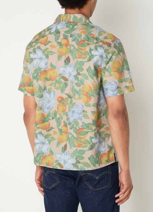 Levi's Regular fit overhemd met print - achterkant beige