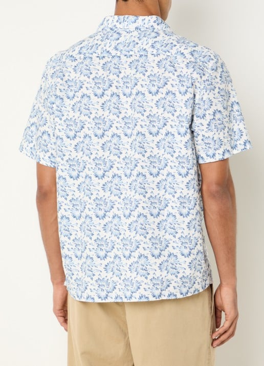 Levi's Regular fit overhemd met print - achterkant 4 staalblauw