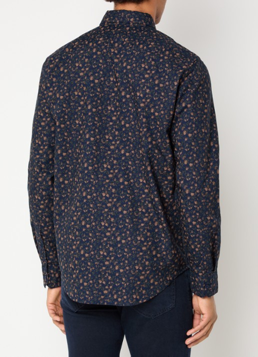 Levi's Regular fit overhemd met print - achterkant 4 donkerblauw