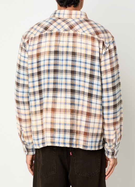 Levi's Regular fit overhemd met ruitdessin en borstzakken - achterkant 4 creme