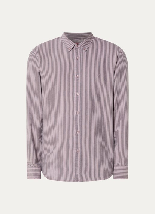 Levi's Regular fit overhemd met streepprint - voorkant 2 lichtroze