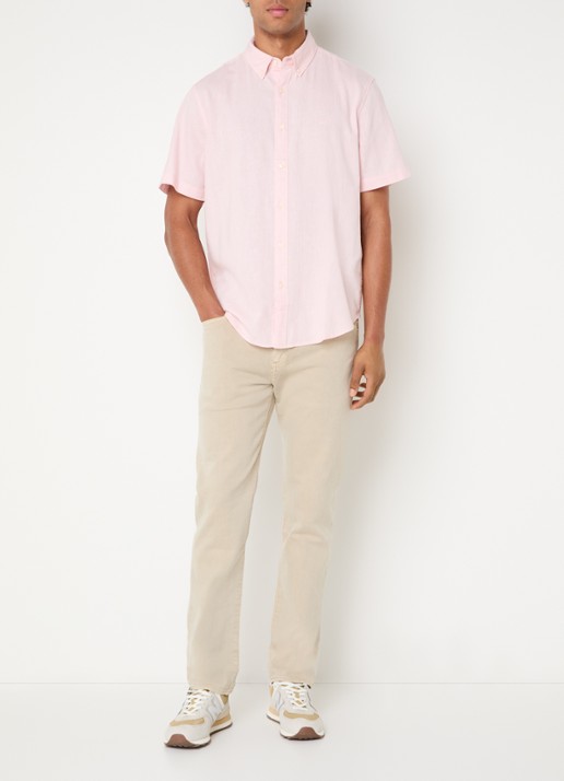 Levi's Regular fit overhemd met structuur - voorkant 4 lichtroze