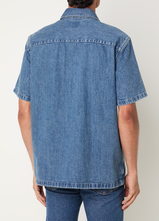 Levi's Regular fit overhemd van denim - achterkant 4 indigo