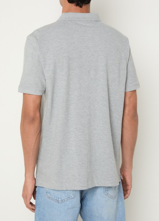 Levi's Regular fit polo met logo - achterkant 2 grijs