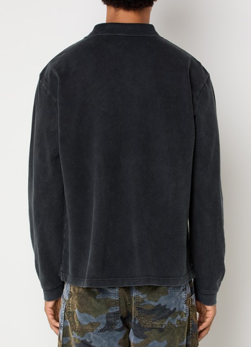 Levi's Regular fit polo met logo - achterkant 3 antraciet