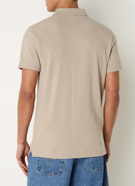 Levi's Regular fit polo met logoborduring - achterkant 3 beige