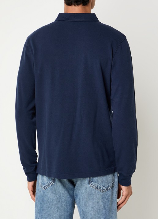 Levi's Regular fit polo met logoborduring - achterkant 2 donkerblauw