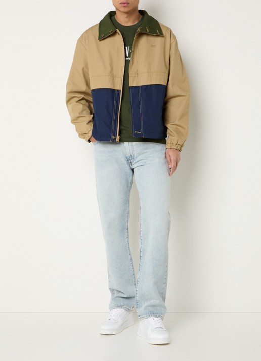Levi's Reversible jack met steekzakken - voorkant 3 camel