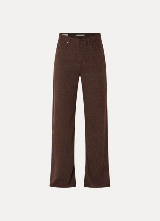 Levi's Ribcage high waist wide leg jeans in linnenblend