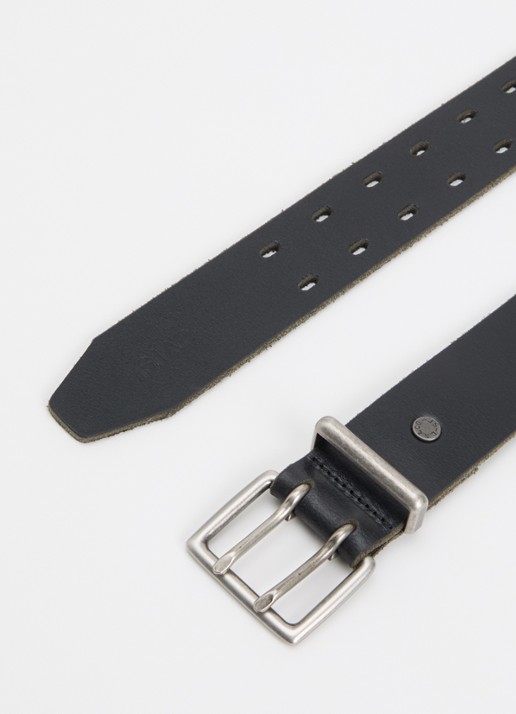 Levi's Riem van leer - detail 2 zwart