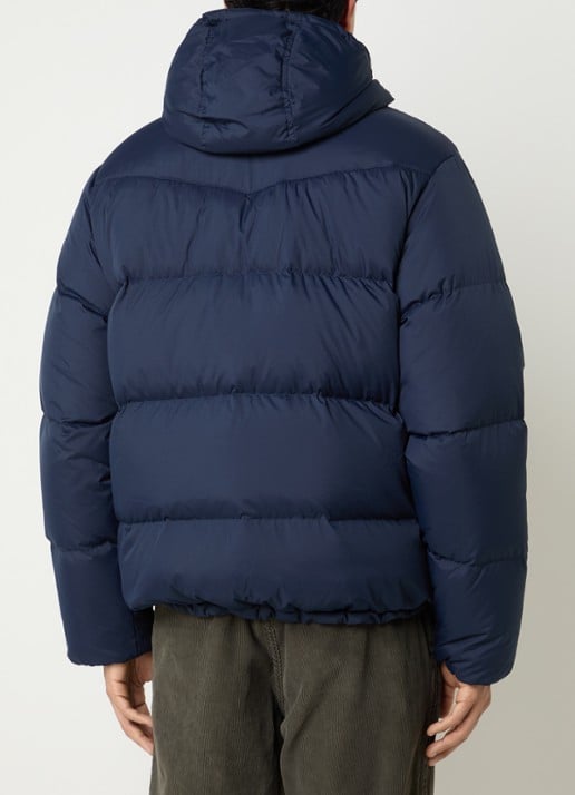 Levi's Rockwell pufferjack met steekzakken - achterkant 3 donkerblauw