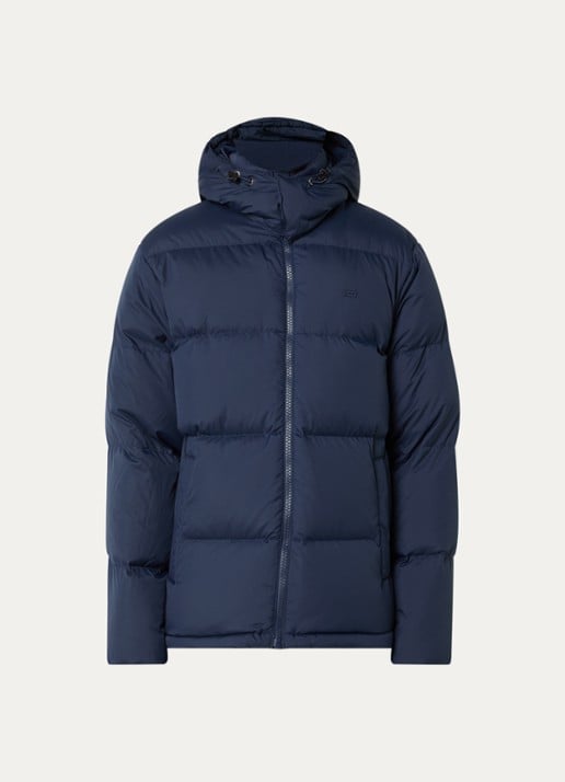 Levi's Rockwell pufferjack met steekzakken - voorkant donkerblauw