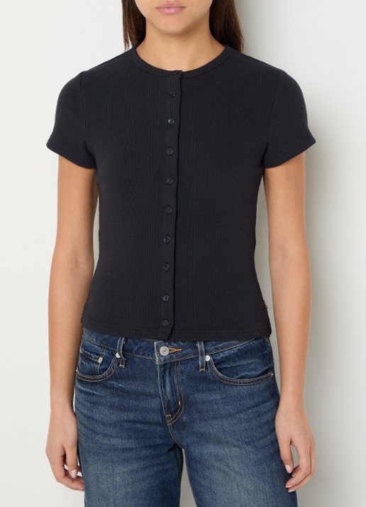 Levi's Rory T-shirt met structuur