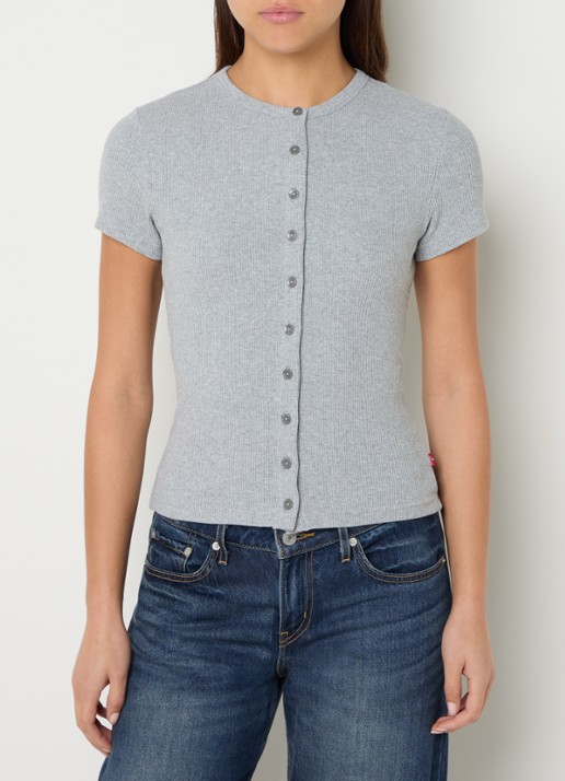 Levi's Rory T-shirt met structuur