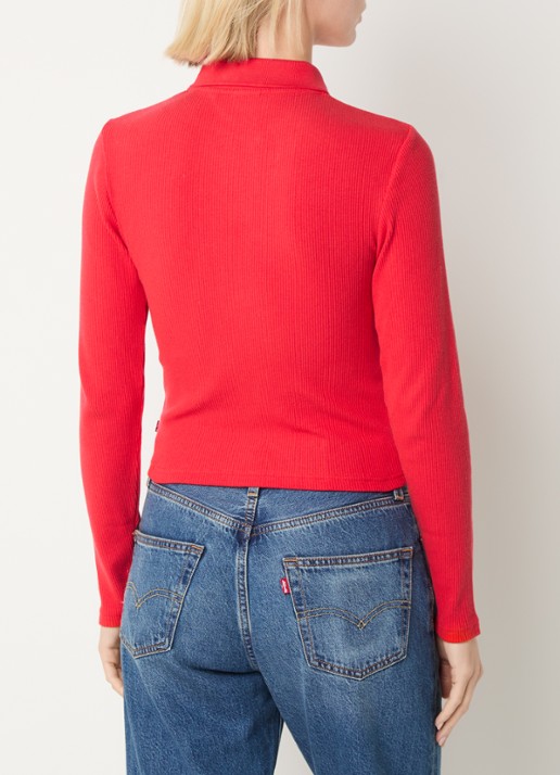 Levi's Rory trui met polokraag - achterkant 3 rood