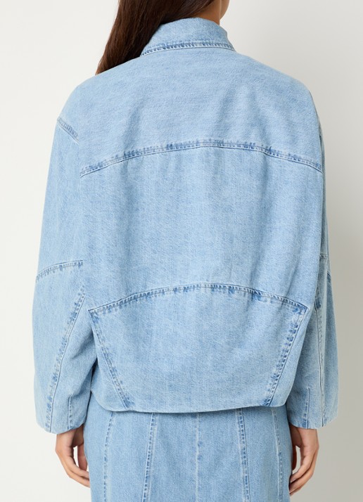 Levi's Shank spijkerjas met borstzakken - achterkant indigo